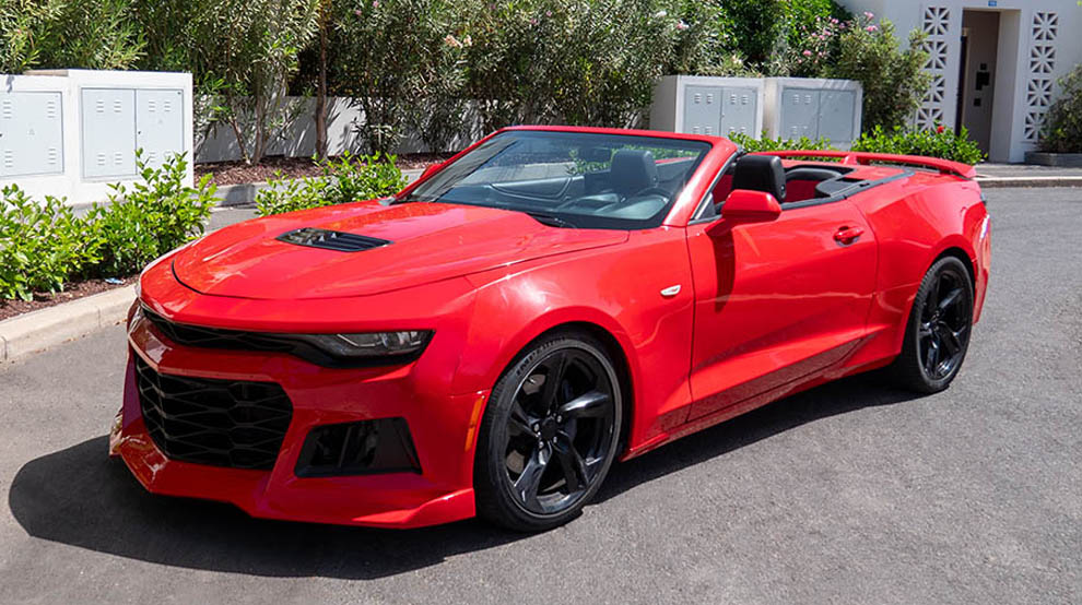 CAMARO V8 CABRIO RED