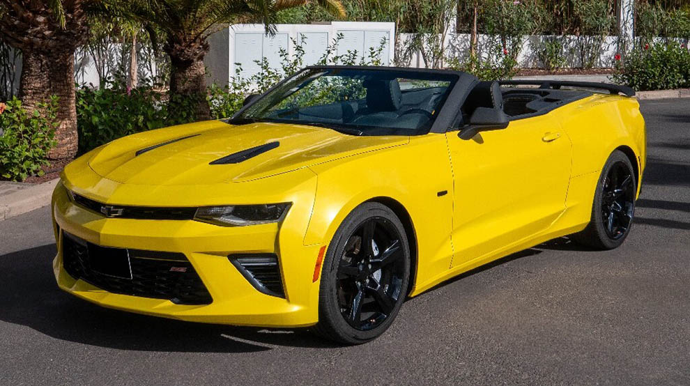 CAMARO V8 CABRIO YELLOW